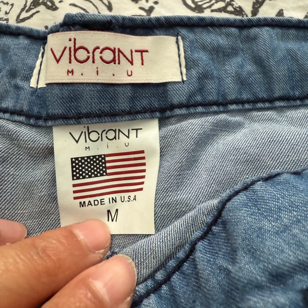Vibrant M.I.U. Blue Denim pant